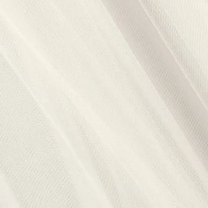 Ivory 108" Wide Bridal Tulle Fabric available for 59.99 @ 50 Yard Rolls | 100% Nylon Tulle Illusion | Bridal Veils & Bridal Decor |