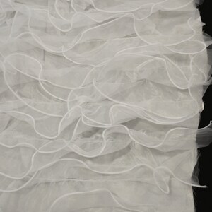 Ruffle Fabric | Organza Ruffle Taffeta Fabric | Organza Ruffle ...
