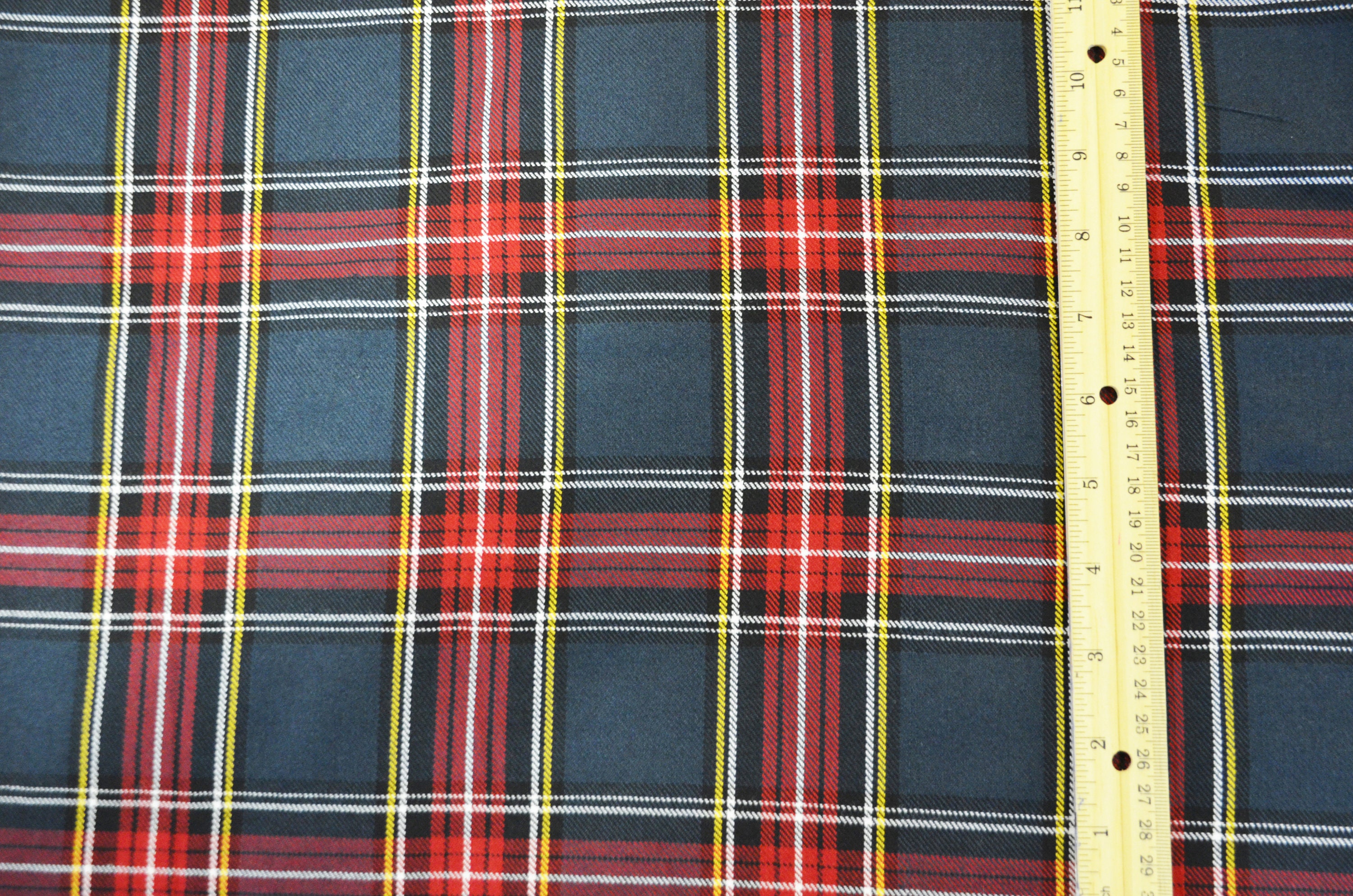 Red and Grey Tartan Fabric Red and Grey Plaid Checker Poly - Etsy