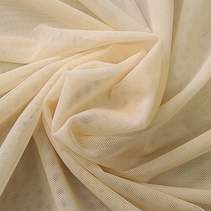 Super Soft Power Mesh Spandex | 20% Spandex | 60" Wide x Continuous Yard | 4 Way Stretch | Multiple Colors | Power Mesh Fabric | Apparel |