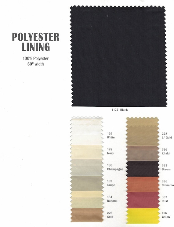 Polyester Lining Royal, Fabric by the Yard