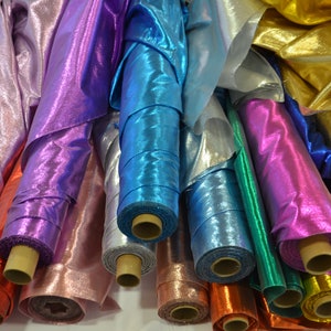 Gold Tissue Lame | Metallic Lame sold by Yards and Bolt | 45&quot; Wide | Costume, Decoration, Hair Bows, Chair Ties, Pageant Apparel, Skirts |