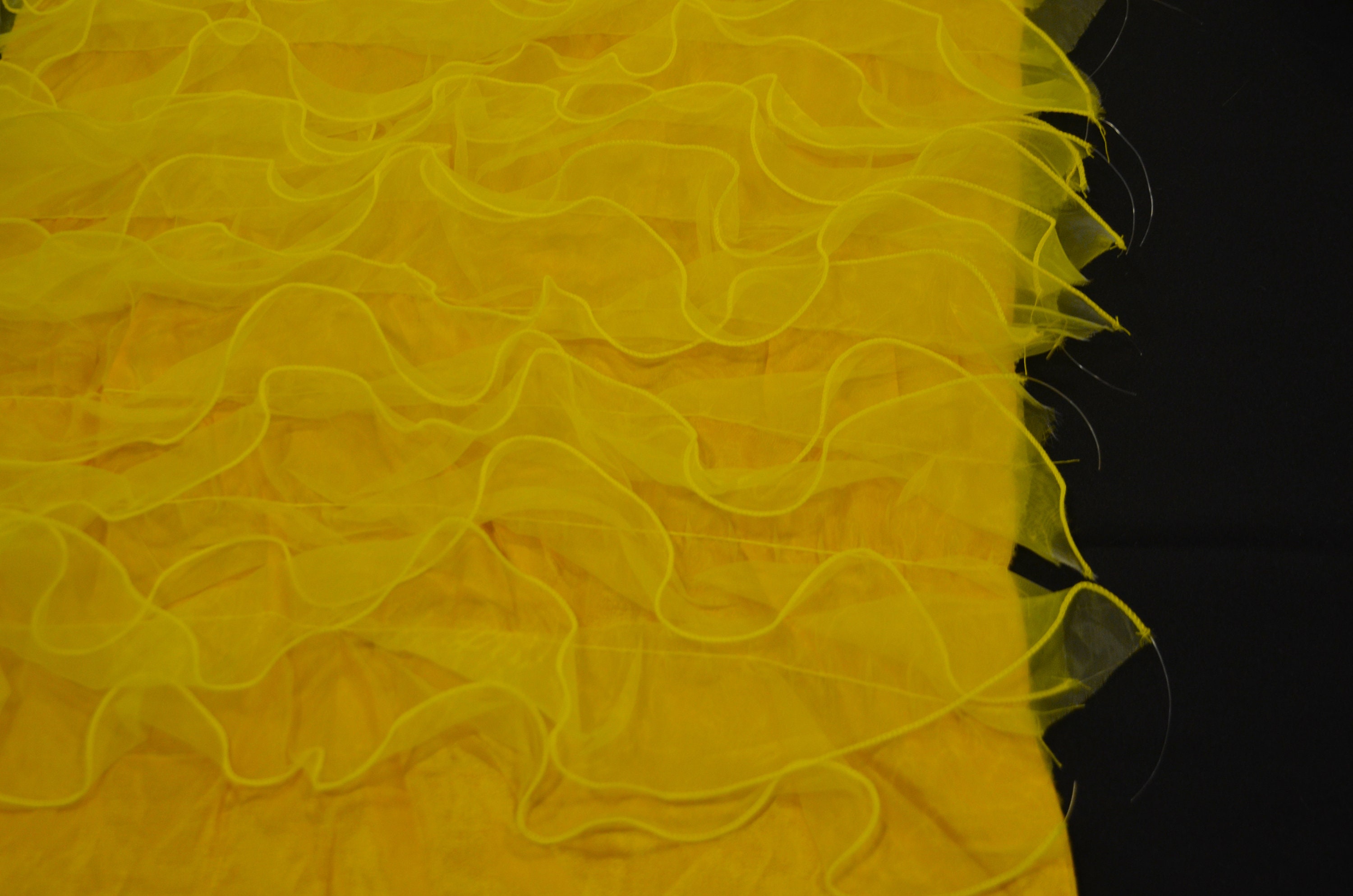 Ruffle Fabric | Organza Ruffle Taffeta Fabric | Organza Ruffle ...