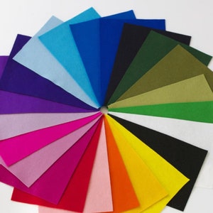 Felt Fabric by the Yard x 72&quot; Wide | Premium Craft Felt | Recycled Polyester Felt Fabric | Felt for Kids Crafts, Apparel, Footwear & Tents |