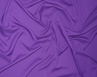 Light Purple Polyester Fabric Sold by the Yard x 60" & 124" Wide | Visa Polyester Fabric by the Yard and Bolt | Polyester Tablecloth Fabric