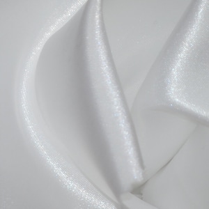 White Shiny Bridal Satin Fabric | Heavy Shiny Bridal Satin | 60" Wide | Wedding, Apparel, Crafts, Decor, Dresses, Gowns, Face Mask, Parties