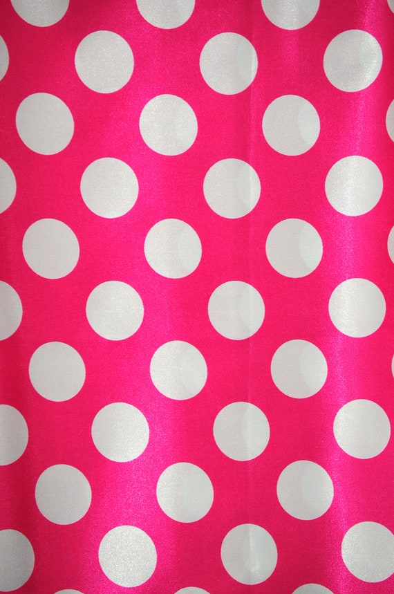 Yellow Polka Dot Fabric | Polka Dot Satin Fabric | Polka Dot
