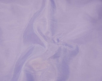 Lavender Polyester Lining Fabric by the Yard | Over 50 Colors | 60" Wide | Dress Lining, Quilt Lining, Taffeta Lining, Suit Lining Apparel