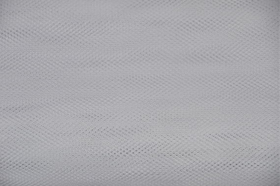 White Hard Net Crinoline Fabric | Petticoat Fabric | 54 Wide | Stiff  Netting Fabric is Traditionally used to give Volume to Dresses 