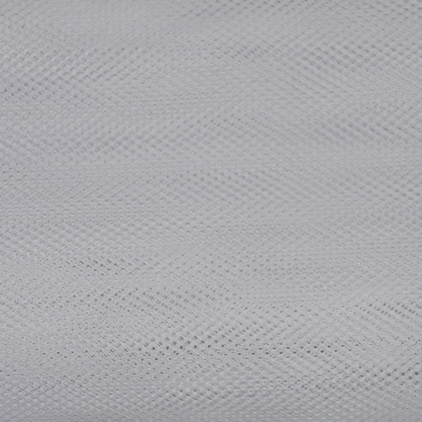 White Hard Net Crinoline Fabric | Petticoat Fabric | 54" Wide | Stiff Netting Fabric is Traditionally used to give Volume to Dresses |