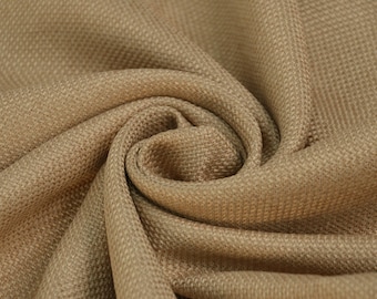 Imitation Burlap | Natural Color | 60" Wide | Continuous Yard | 60" Wide | Burlap for Tablecloths | Burlap for Runners | Washable Burlap |