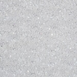 White Glitz Sequins Fabric by the Yard | Glitz Sequins | Mesh Sequins | Dress, Skirt, Bridal, Curtain, Tablecloth, Table Runner | 54&quot; wide |
