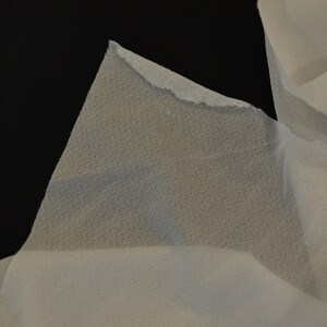White Lightweight Iron on Tricot Fusible Interfacing Interlining | 3.99 a Yard | Glued Tricot Fusing Fabric | 60" Wide x 1 Yard | Fusible | image 5