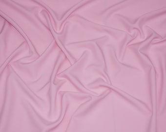 Pink Polyester Fabric Sold by the Yard x 60" & 124" Wide | Visa Polyester Fabric by the Yard and Bolt | Polyester Tablecloth Fabric