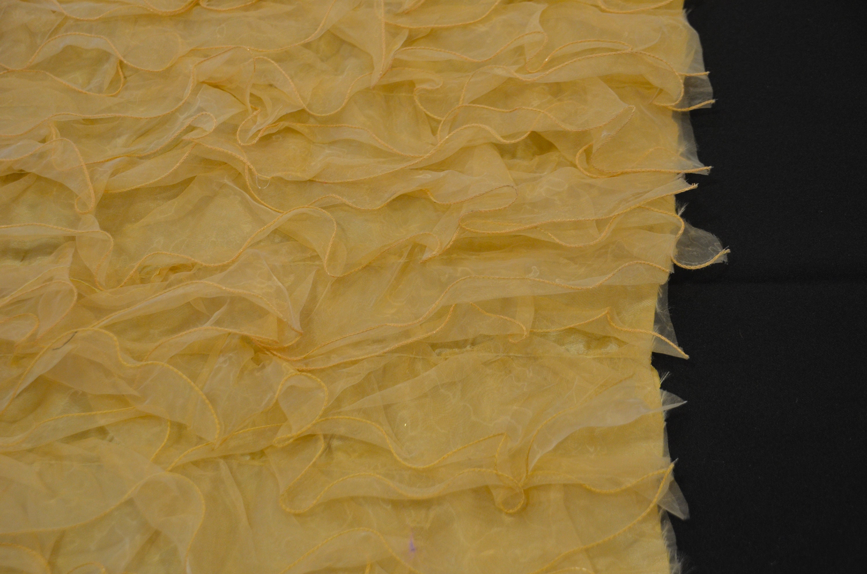 Ruffle Fabric | Organza Ruffle Taffeta Fabric | Organza Ruffle ...