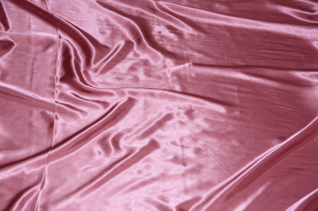Mauve Stretch Satin Charmeuse Fabric by the Yard 60 - Etsy