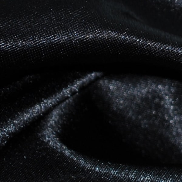 Black Shiny Bridal Satin Fabric | Heavy Shiny Bridal Satin | 60" Wide | Wedding, Apparel, Crafts, Decor, Dresses, Gowns, Events, Party Decor