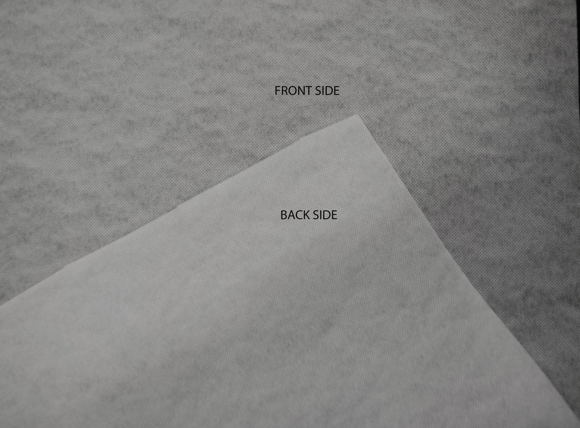 White Fusing Fabric Fusible Interfacing for Face Masks Etsy