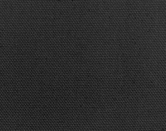 Black Cotton Canvas Fabric | 58" Wide | 100% Cotton | 10 oz Duck Canvas | 10z Very Durable Quality | Great for Painters, Bags, & Pillows |