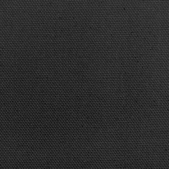 Black Cotton Canvas Fabric | 58" Wide | 100% Cotton | 10 oz Duck Canvas | 10z Very Durable Quality | Great for Painters, Bags, & Pillows |