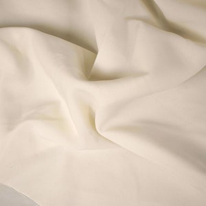 Ivory Stretch Scuba Double Knit Fabric by the Yard | Scuba Fabric Width is 58&quot; | Scuba Fabric for Apparel, Costumes, Cosplay, Event Drapery
