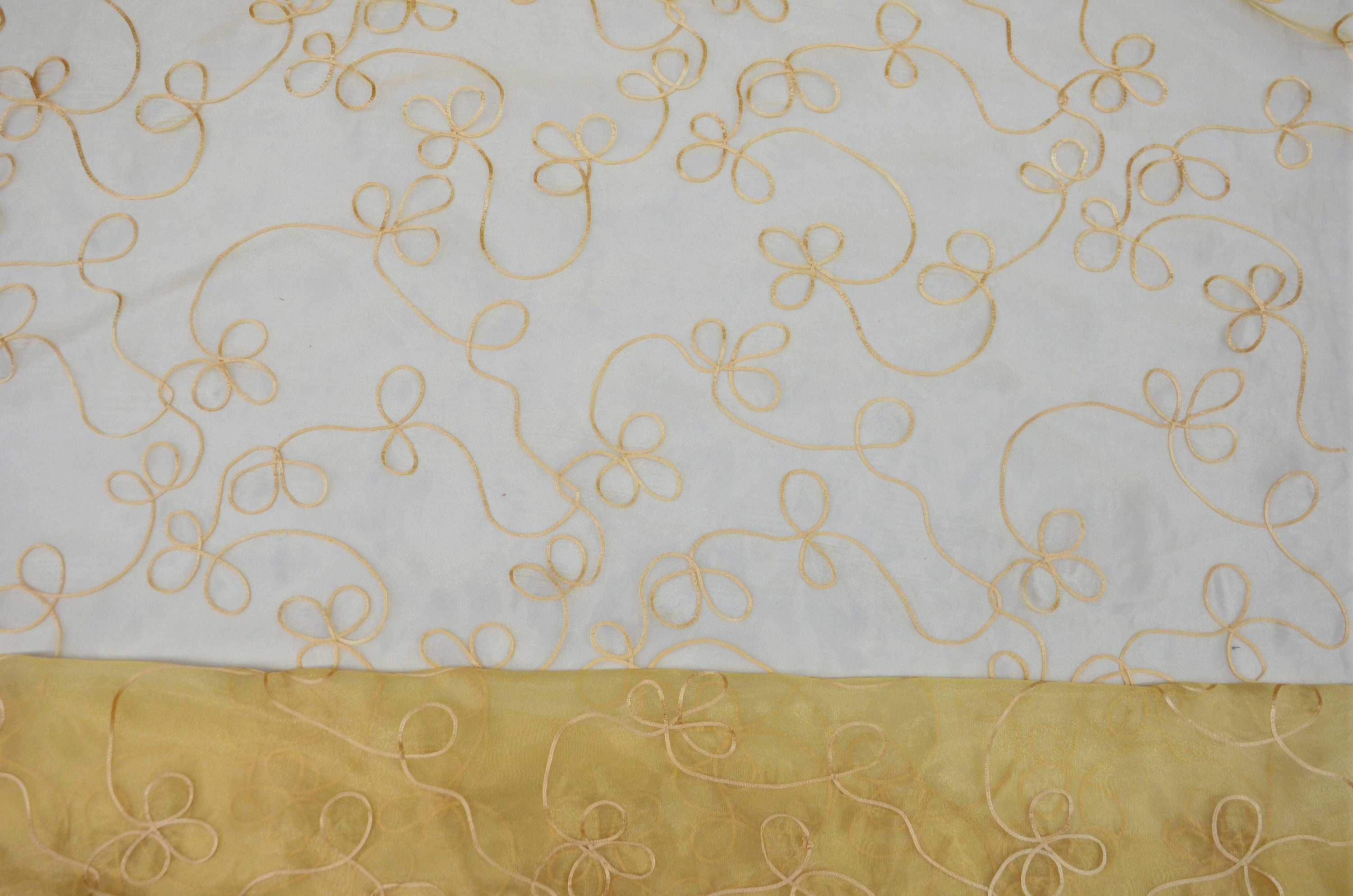 Sheer Embroidery Fabric Organza Embroidery Fantasia Sheer Etsy