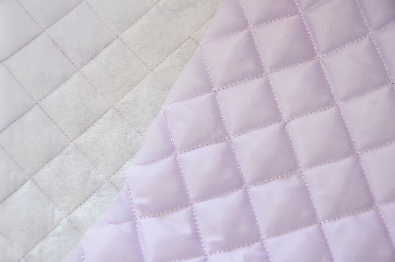 Quilted Polyester Batting Fabric Padded Quilted Fabric Etsy