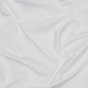 Tissu extensible dans 4 directions, nylon et élasthanne blanc par mètre ou par boulon | La largeur est de 58 po. | Idéal pour les maillots de bain, les tenues et toutes les tenues de sport