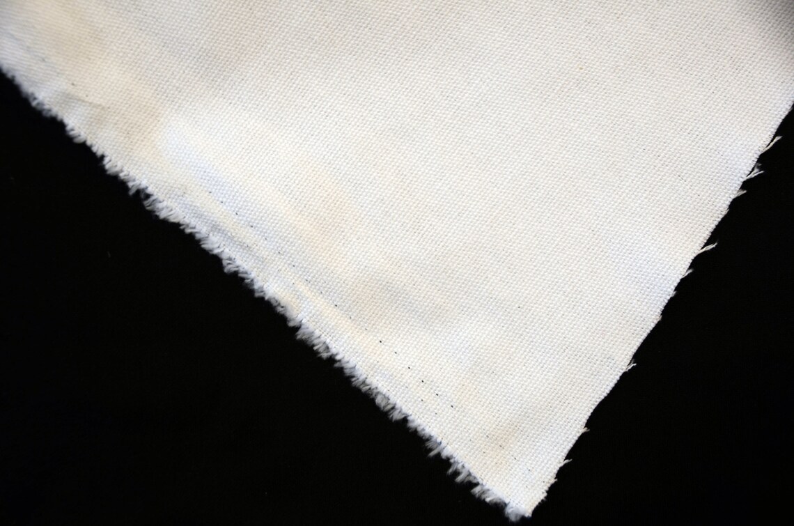 White Cotton Canvas Fabric 58 Wide 100 Cotton 10 Etsy Canada