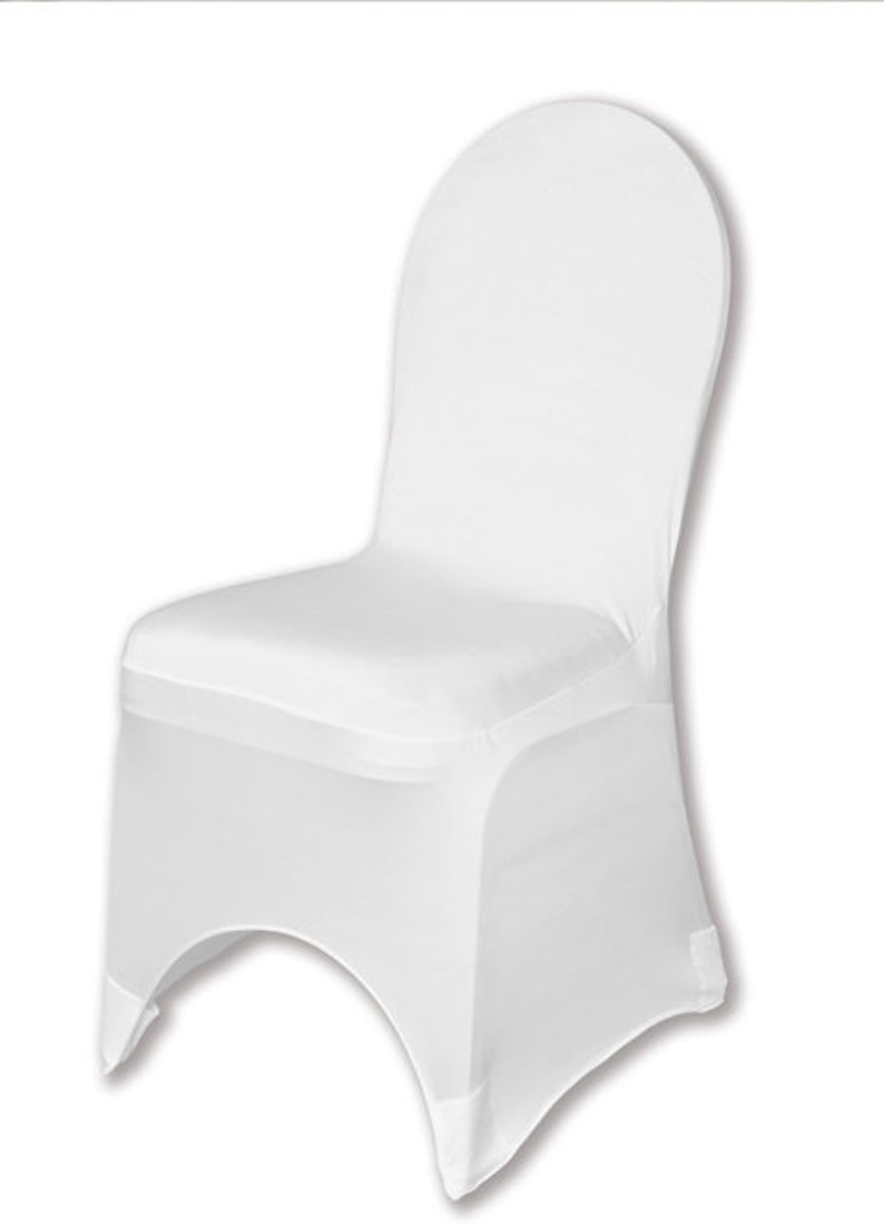 Ivory Spandex Banquet Chair Cover Wholesale Box of 50 Free Etsy