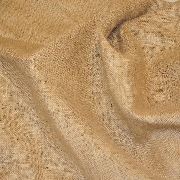 Burlap Fabric | Natural Jute Burlap Fabric by the Yard | 40" Wide | 100% Natural 7.9 oz per Yard | Table Runner, Tablecloth, Aisle Runner |