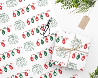 Custom Christmas Gift Wrap - Personalized Festive Wrapping Paper - Unique Holiday Design - Tailored Present Paper