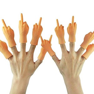 mini hand finger puppet