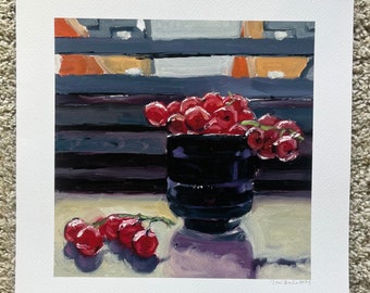 Print - Grapes by the window