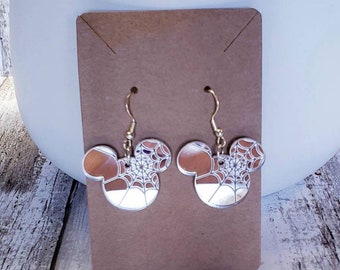 Mickey Mouse Halloween earrings, Disney inspired earrings