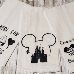 Juego de 3 paños de cocina inspirados en Disney, Decoración de cocina