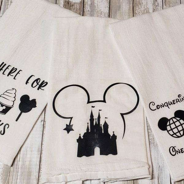 Juego de 3 paños de cocina inspirados en Disney, Decoración de cocina