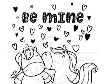 3 Unicorn Valentine Coloring Pages School Valentine Coloring Sheets Elementary Preschool Homeschool Kindergarten Classroom Coloring Sheets
