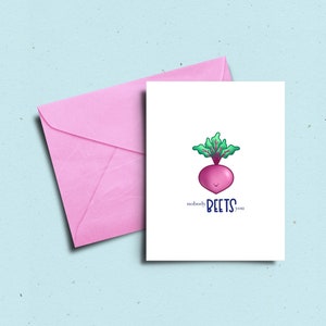 Printable Beet Greeting Card - Food Puns - Birthday Card - Valentines Day Card - Anniversary Card - Friendship Card