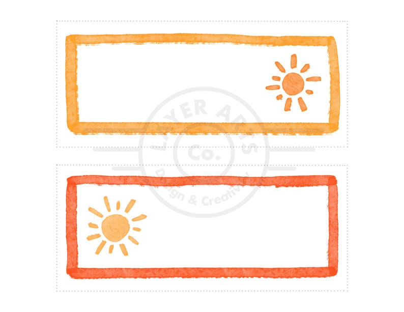 classroom name tags label sun themed classroom printable etsy