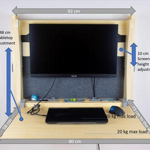 Dimensions of table. In closed position it has 16 cm depth.