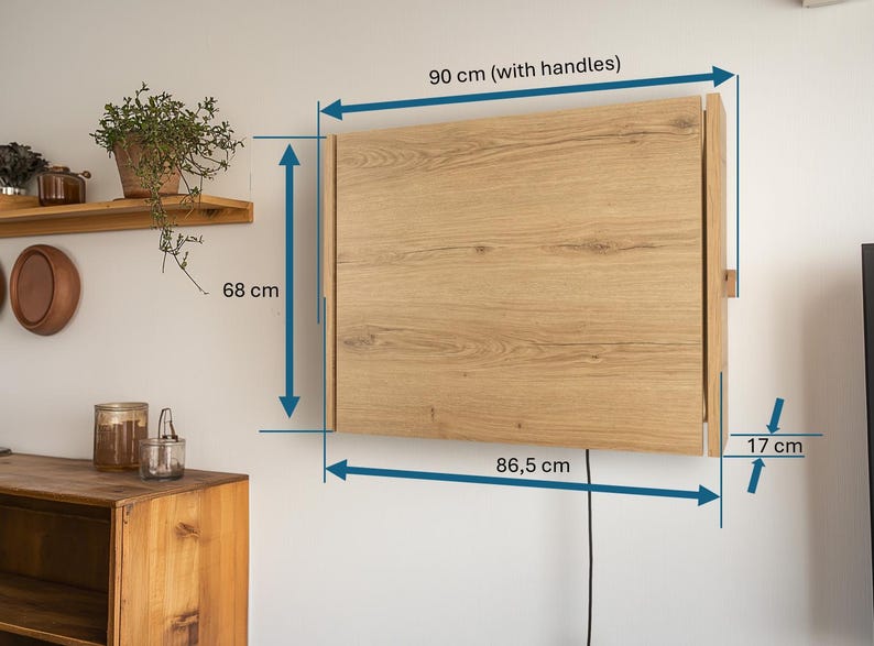 Wall Mounted Height Adjustable Folding Sit Stand Desk with Monitor Mount. image 6