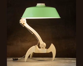 Lampe à poser en bois