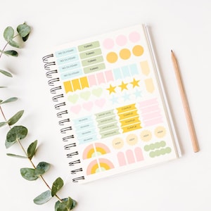 Pack de Stickers pegatinas para agenda y planners -Archivo digital imprimible - PDF Cristiano- Con lineas de corte incluido- Archivo PNG