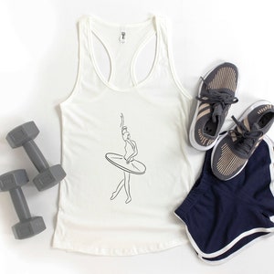 Dance lover tank tops, ballet gift, ballerina tank tops, dance teacher shirt, dance coach racerback, girls ballet tank top,