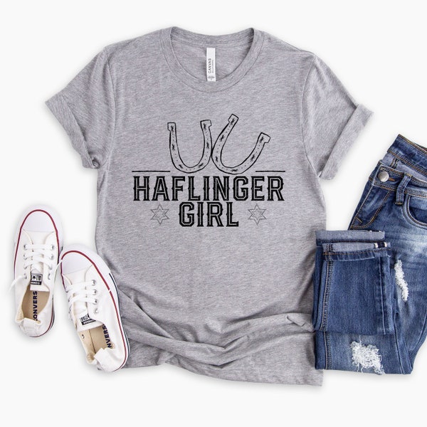 Haflinger horse girl shirt, gift for horse owner, horse trainer gift, horse rescue, haflinger horse shirt, haflinger horse girl shirt