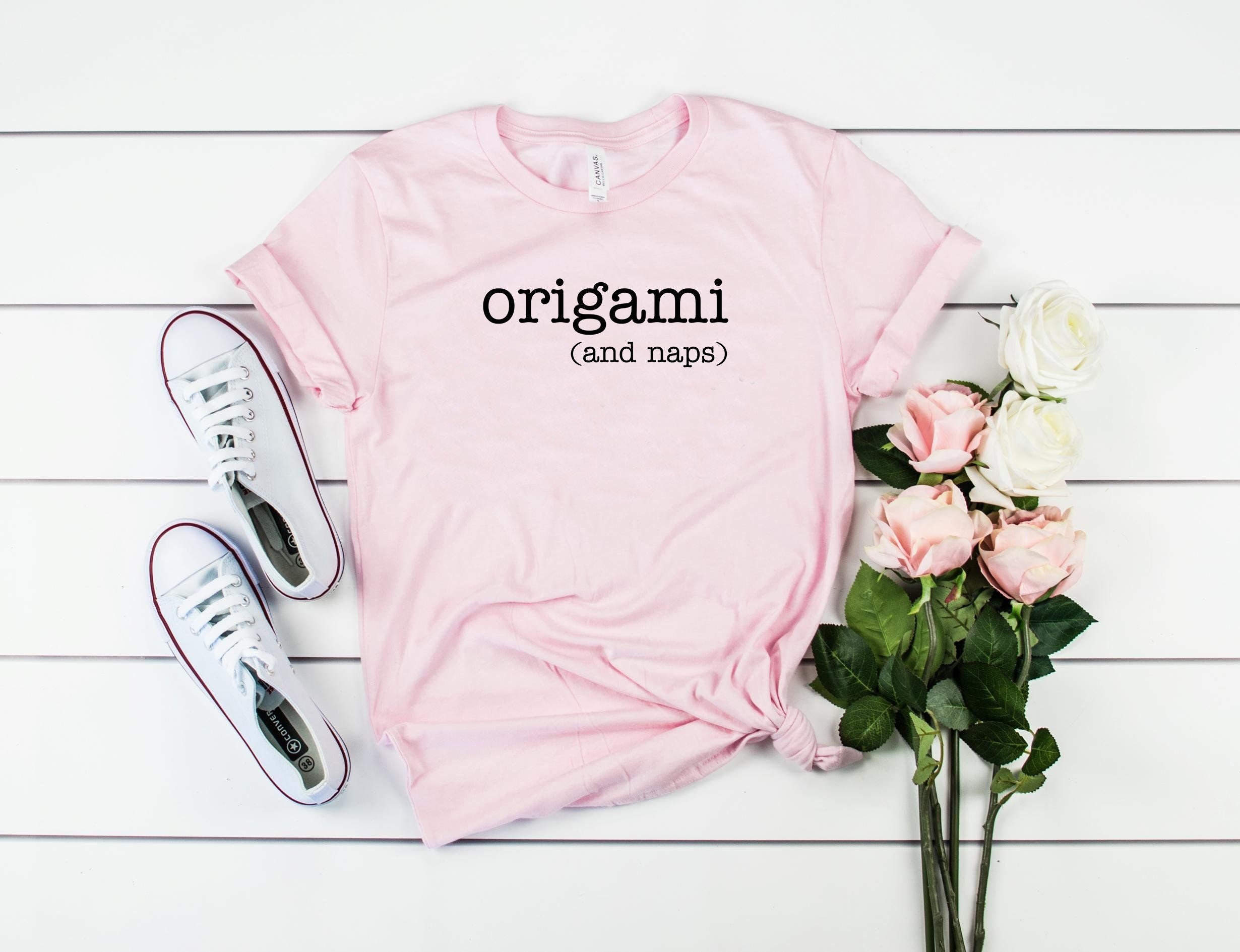 Origami (and Naps) Shirt Origamist Gift Unisex Origami Tee 