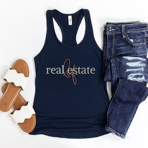 Real estate life tank top gift to realtor, gift to real estate agent, realtor tank real estate tank top fun realtor tank top gift