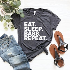 Eat sleep bass repeat bassist shirt bass player bass gift player gift bass guitar bassist wife bassist girlfriend guitar shirt