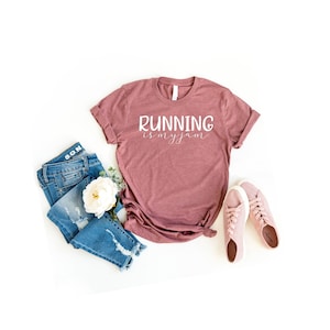 Running is my jam shirt runner shirt marathon runner women's running shirt running gift for him her unisex running top